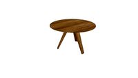 TR121w, Tribeca Round Dining Table D130cm - oak top
