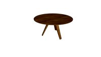 TR122w, Tribeca Round Dining Table D150cm - oak top