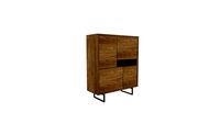 TR650m, Tribeca Cabinet 127cm - metal legs