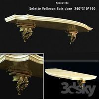 Console with bracket Bois Dore