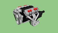 GM 5.7 Liter V8 Small Block LS1 Engine