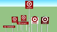 Target Pylon Signs (New Logo)