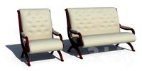 Armchair and sofa