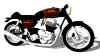 1974 Norton Commando 'cafe racer'