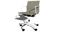 VITRA Aluminium Group chair EA117