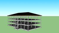 ESTRUTURA DE EDIFICAÇÃO 3 ANDARES CADA PAVIMENTO 15X30