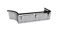 BALCONY WITH CEMENT PARAPET,BALCONY TYPE A BOTTEGO