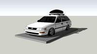 Toyota Corolla E100 Wagon - Stance