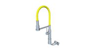 Monocomando cozinha bancada 2884 C 75 - Flexível amarelo
