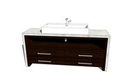 Contemporary Waterfall Vanity