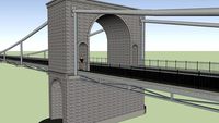 Masonry/Brick Suspension Bridge