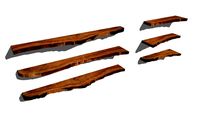 Live edge shelving