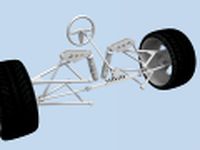 Car suspension 3D Model