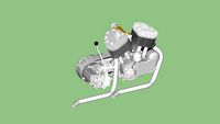1942 Harley 45 WLA Drive Train