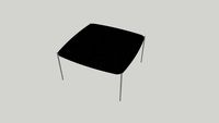 Coffee table Rio 4942.1733 squared basalt 83x83x42 Venjakob GHD