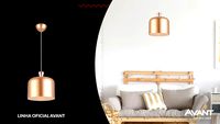 Pendente Bell Cobre Ø280 - Avant