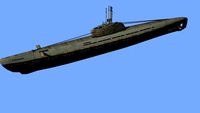 Type XXI U-Boot (low poly)