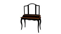 VERSAILLES - Coiffeuse en manguier noir
