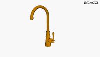 Misturador Monocomando St. Claire Dourado BRACCI B02003G