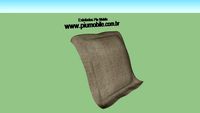 Decorativa 50x50 c aba de 10cm