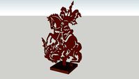 17055 - Mini São Joge 15cm