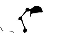 Lampe de bureau, métal, style industriel, Kikan