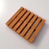 Wood Pallet 3D Model