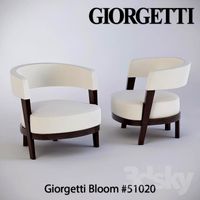 Giorgetti Bloom # 51020 Armchair