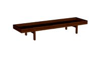 MESA DE CENTRO MALBEC COM REBAIXO L180xP50xH30