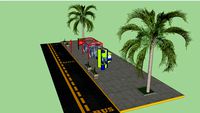 Parada de colectivos urbanos