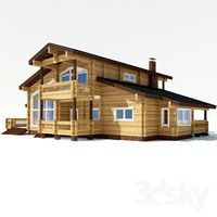 Wooden cottage