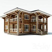 Wooden cottage
