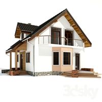 Modern frame cottage economy class