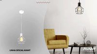 Pendente Adhara Branco 1x - Avant