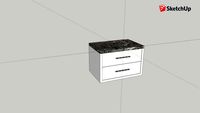 Tranquillity / Tadley 750mm WH Vanity Unit 34278