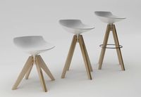 Mdfitalia 4-legged FLOW STOOL 3D Model