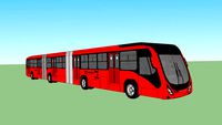BRT Onibus Biarticulado de Curitiba