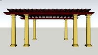 Deck Pergola 16x29.5x12.58 replacement