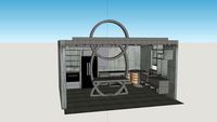 brutalism kitchen