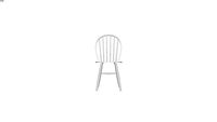 Chaise à barreaux, WINDSOR (lot de 2)