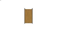 Module armoire 2 portes penderie HIBA