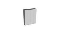 Armoire 4 portes en métal, Hiba