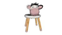Banco Vaquinha Croche - Kinder Design