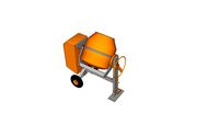 YELLOW CEMENT MIXER