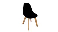 OFM 161-P18B Mid Century Modern Plastic Molded Dining Chair