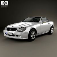Mercedes-Benz SLK-class 2000 3D Model