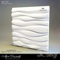 3d gypsum panel 161 from Art Relief