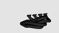 Exhaust for V8 engine