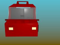 Download free Blocky and pixel car 3D Model