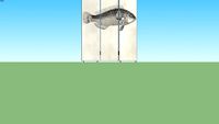 Biombo Peixe Pormade - 3 folhas